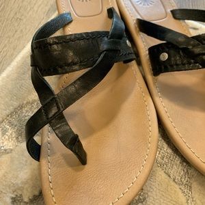 Uggs leather sandals
